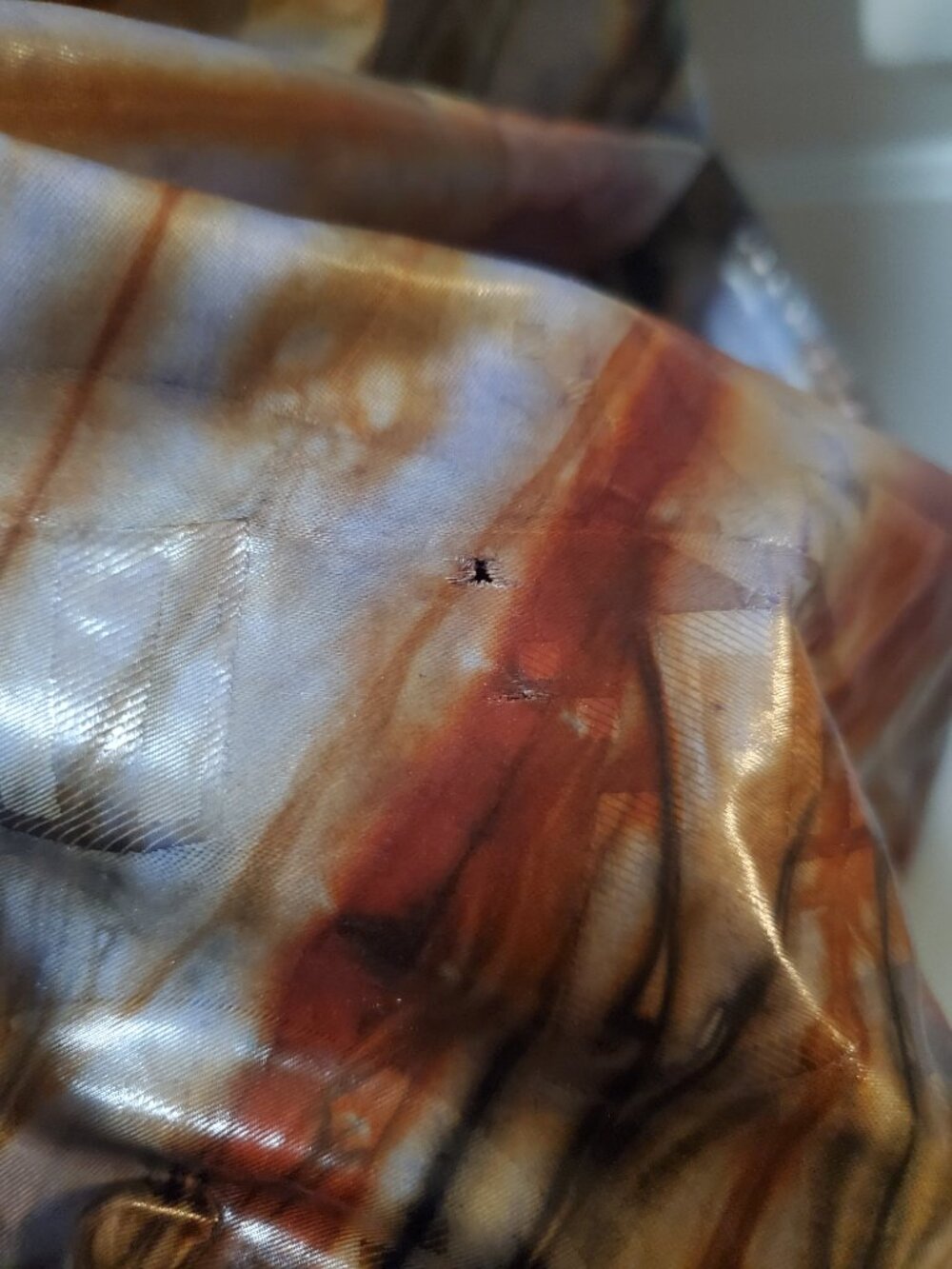 African Wax Print Fabric Maxi Dress - Picture 6 of 7